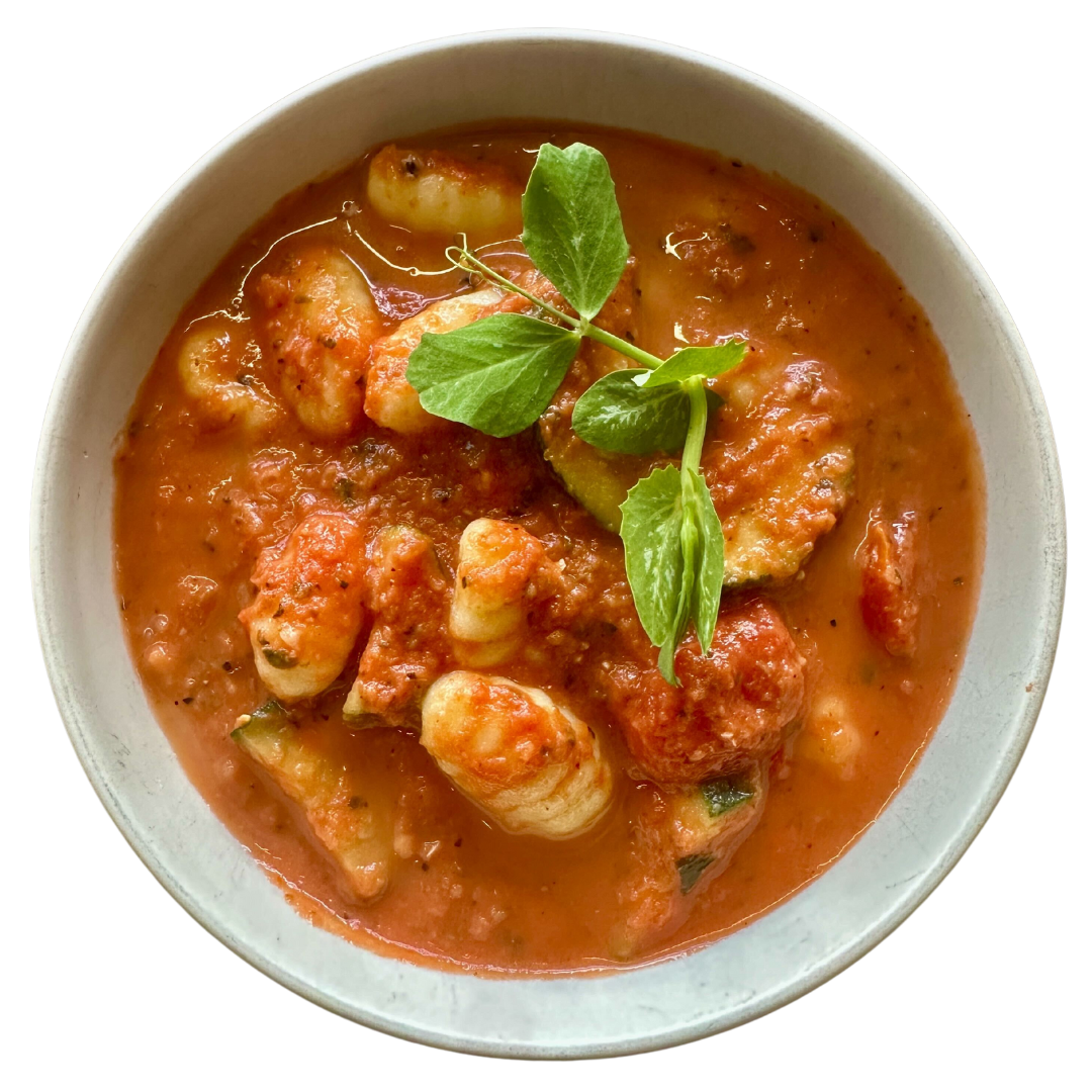 Italiensk gnocchi i tomatsauce (VEGANSK)
