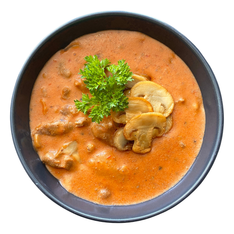 bøf stroganoff gryderet