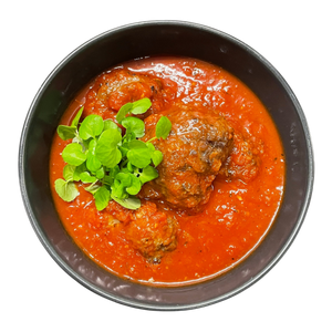 ITALIENSKE KØDBOLLER I TOMAT