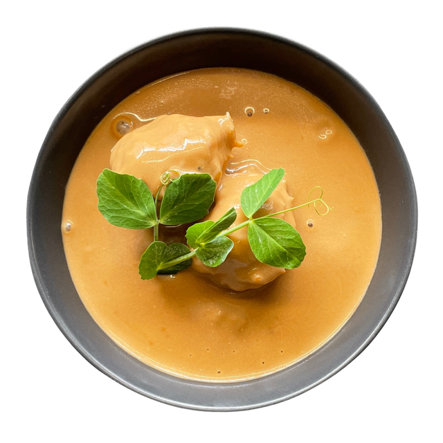 Svenske köttbullar i sauce gryderet kødboller