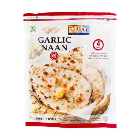 Køb tilbehør tandoori naan brød med hvidløg til vores gryderet