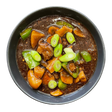 Thai oksegryde med østerssauce gryderet